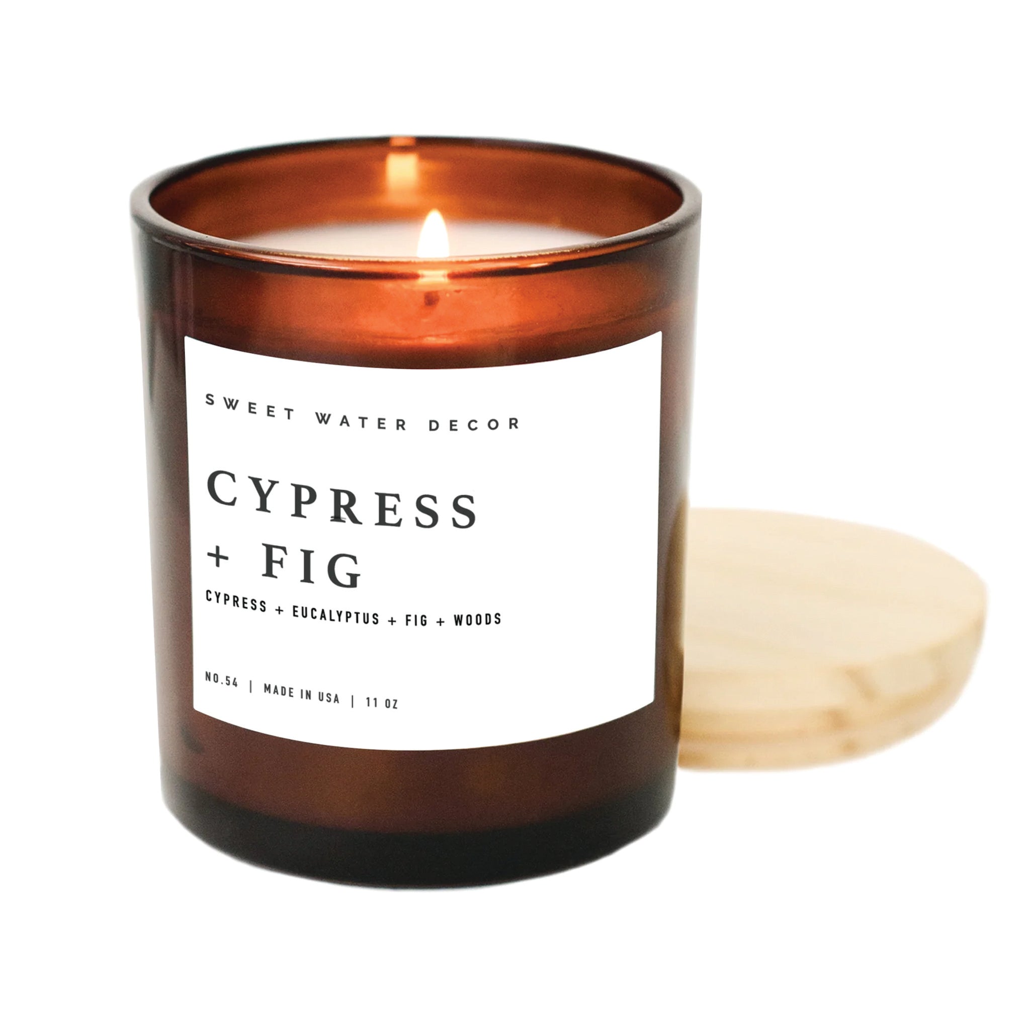 Sweet Water Decor | Cypress and Fig Soy Candle – Forest & Field Collective
