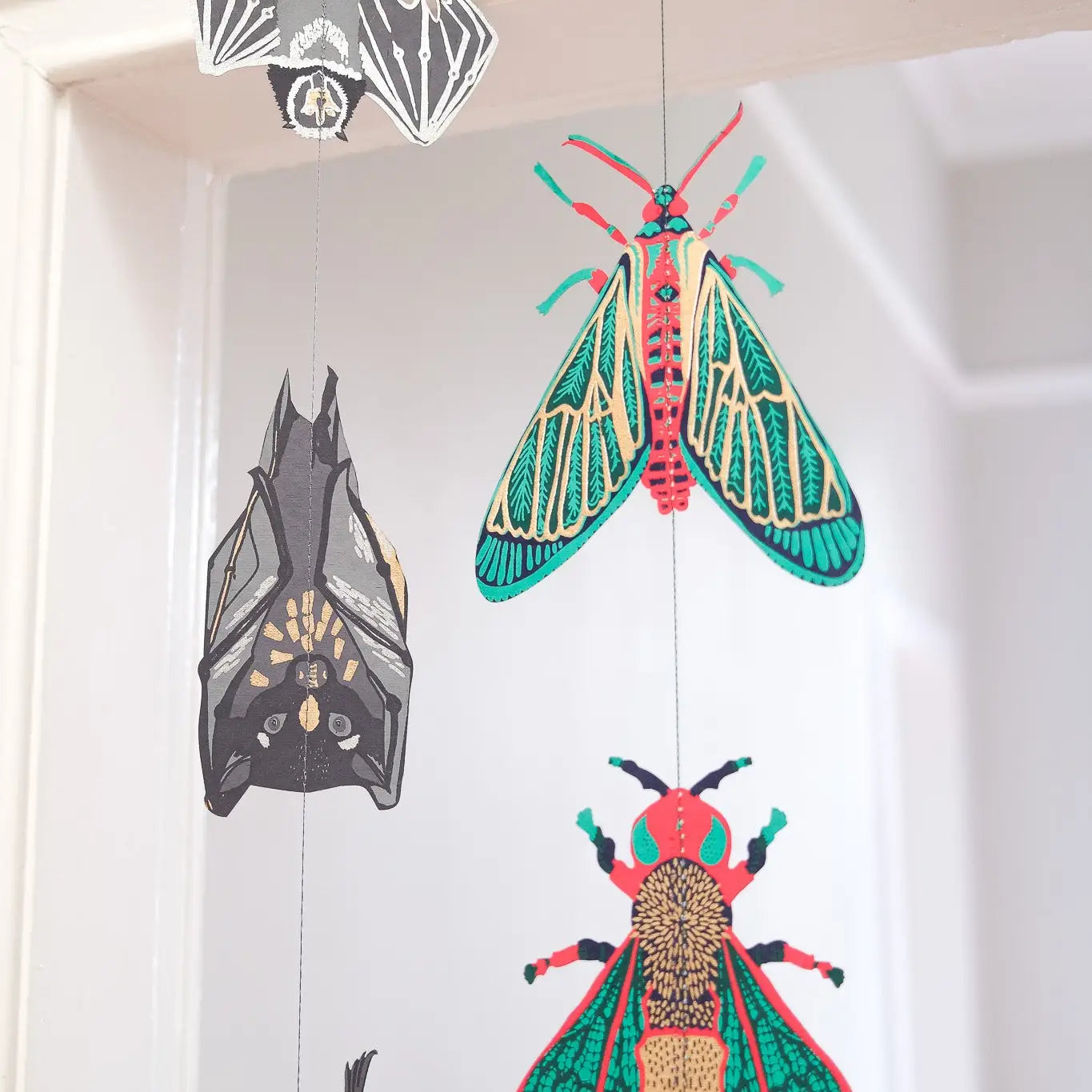 East End Press | Bats Vertical Wall Hanging