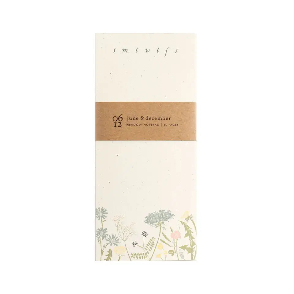June & December | Meadow Notepad, Daily To Do