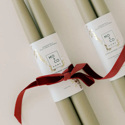 Mo & Co | Bayberry Dipped Taper Candles