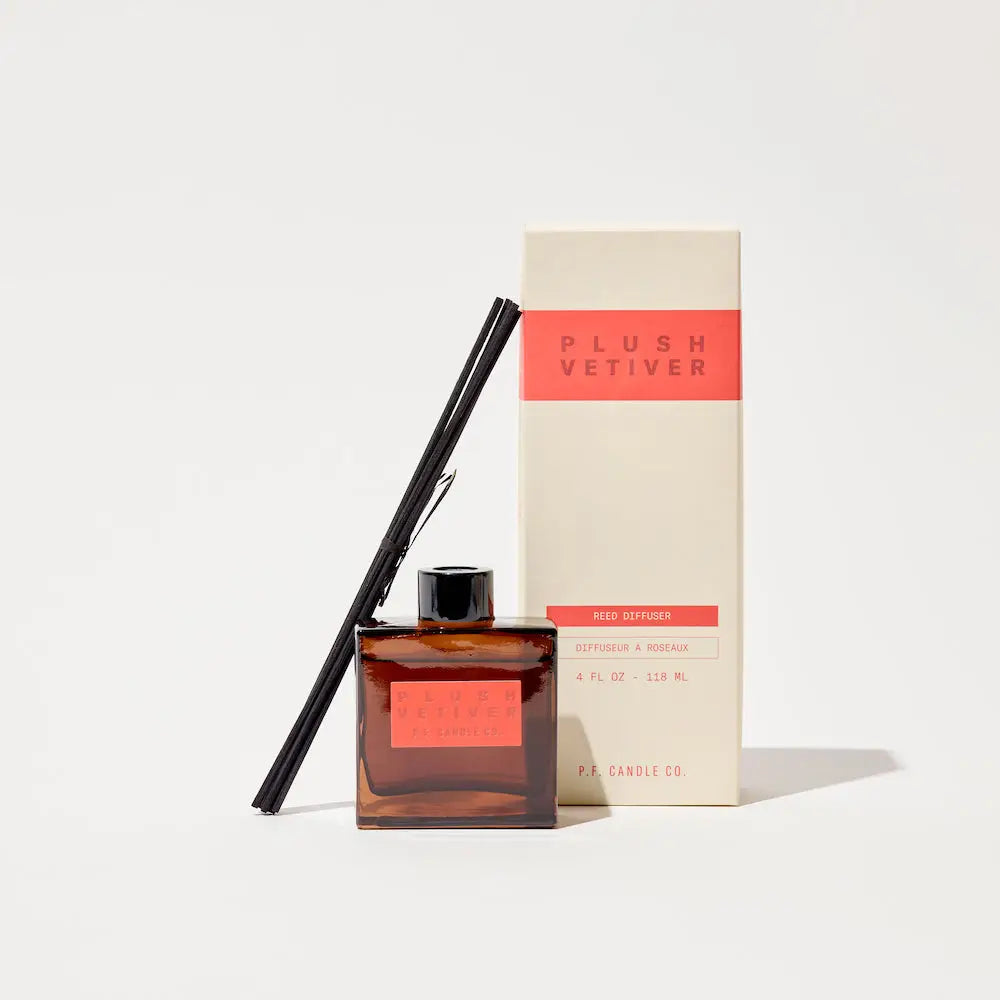 P.F Candle Co | Plush Vetiver– HI-FI Reed Diffuser