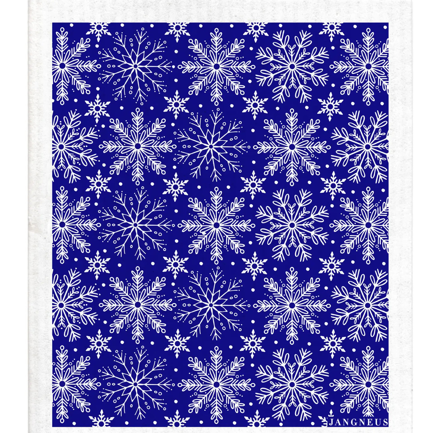 Asthetic Living | Swedish Dishcloth - Snowflakes - Blue