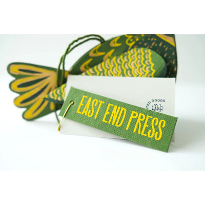 East End Press | Partridge Screen-Printed Board Ornament