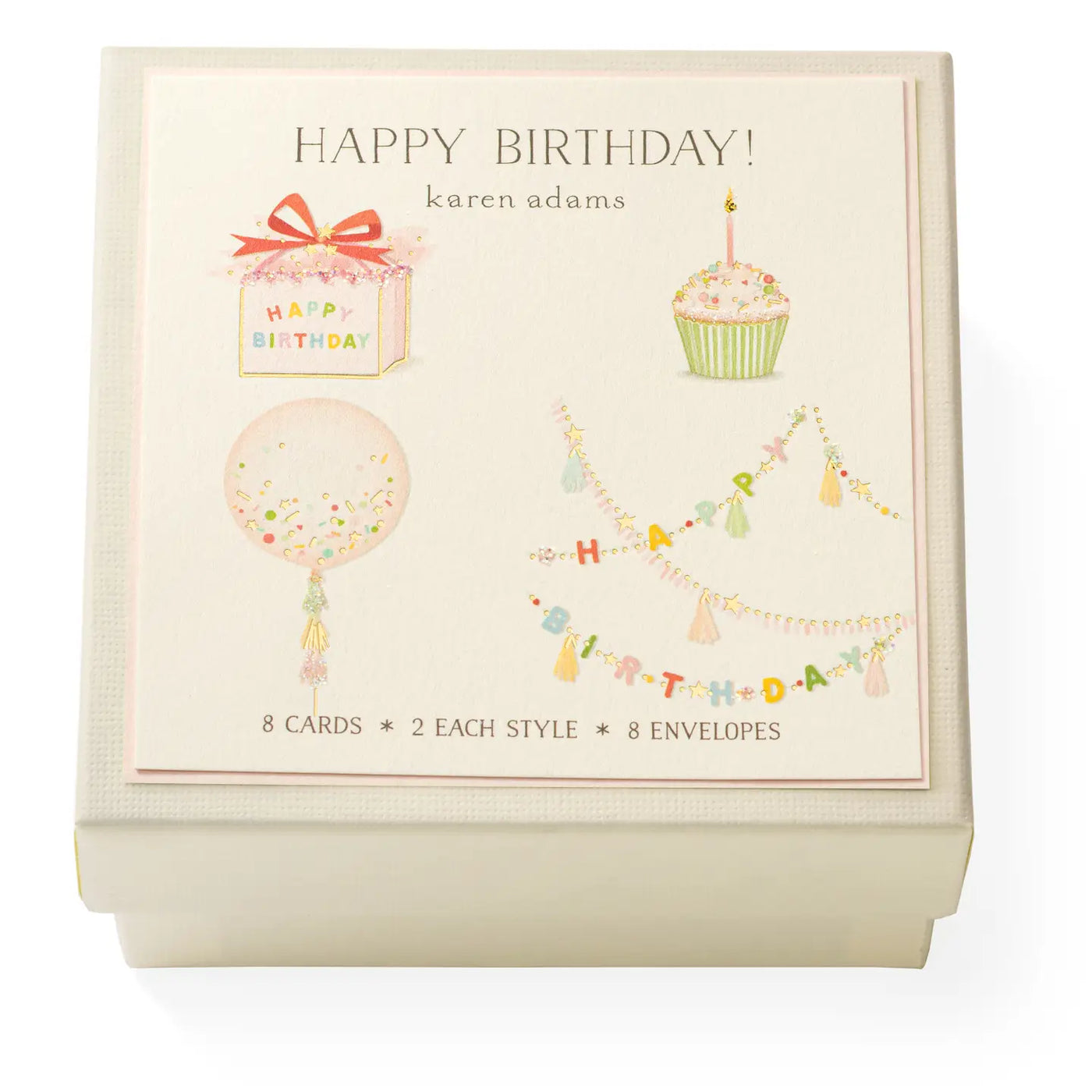 Karen Adams Design | Happy Birthday Gift Enclosure Box