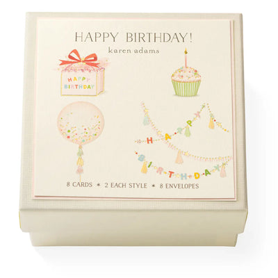 Karen Adams Design | Happy Birthday Gift Enclosure Box