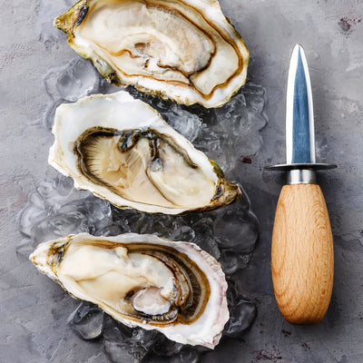 Fox Run | Nantucket Oyster Knife, Wooden Handle
