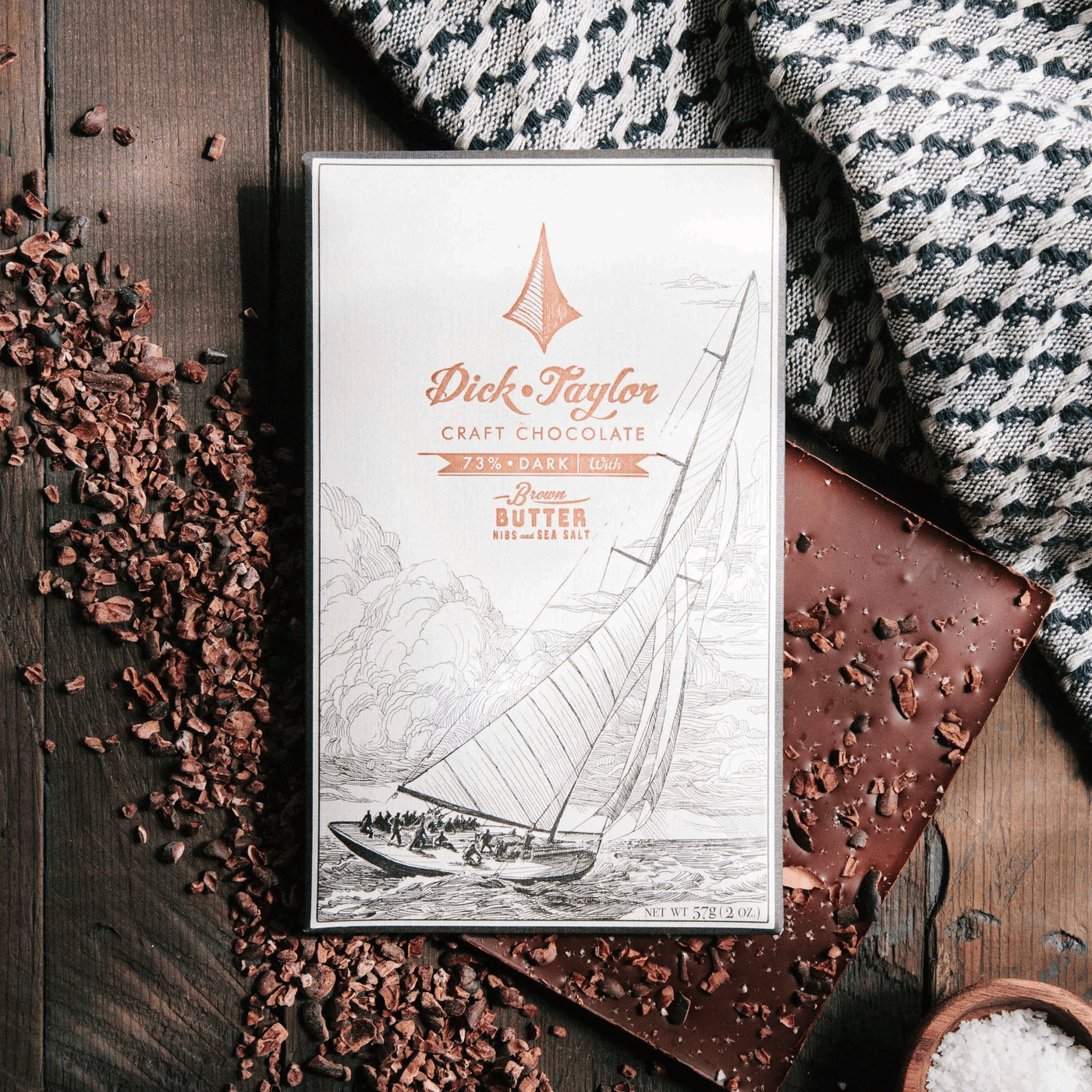 Dick Taylor Chocolate | Brown Butter With Nibs & Sea Salt