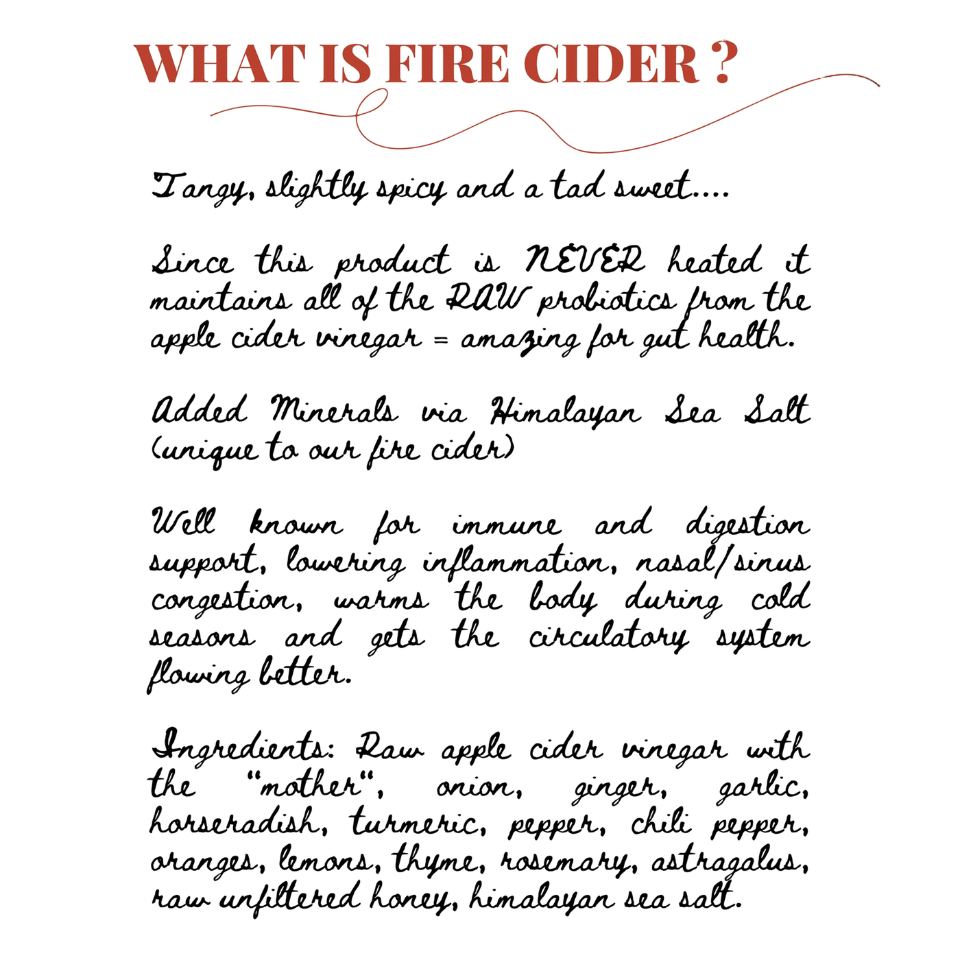 Roots & Leaves | Fire Cider 16oz