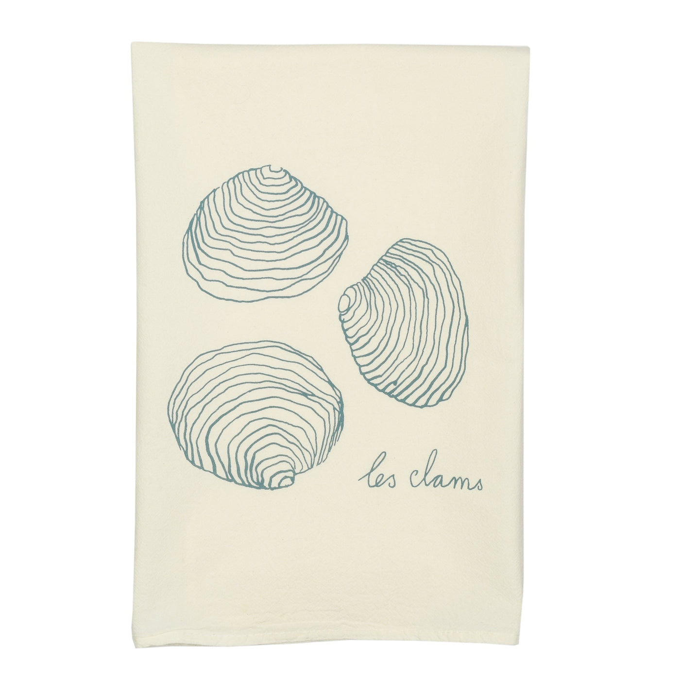 Wink Designs | Les Clams Tea Towel