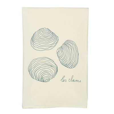 Wink Designs | Les Clams Tea Towel