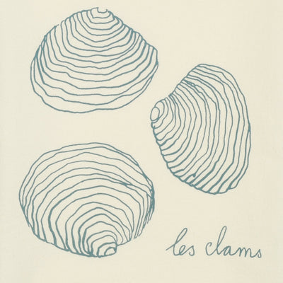 Wink Designs | Les Clams Tea Towel