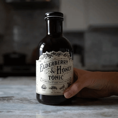 Roots & Leaves | Elderberry and Honey Tonic