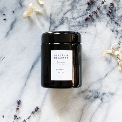 Marble and Milkweed | Lavender + Hinoki Bathing Salts