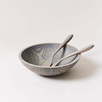 Farmhouse Pottery | Crafted Wooden Bowls - Grey