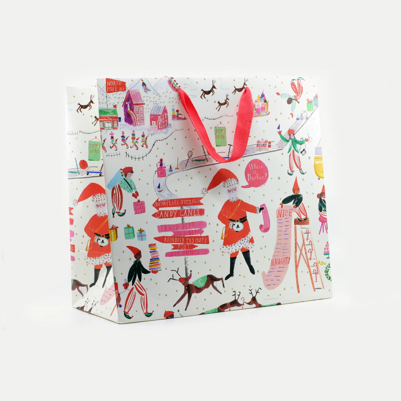 Mr. Boddington's Studio | North Pole Gift Bag - Large