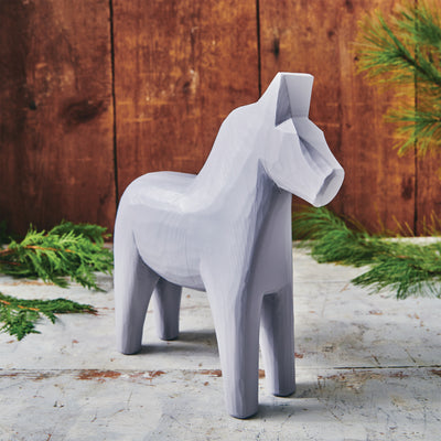 The Swedish Wooden Horse Company | Gustavian grey dala horse