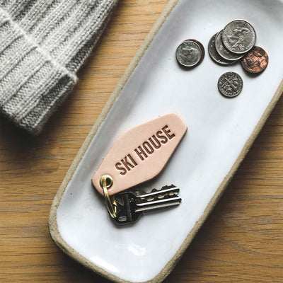Farmhouse Pottery | Happy Place Keychain