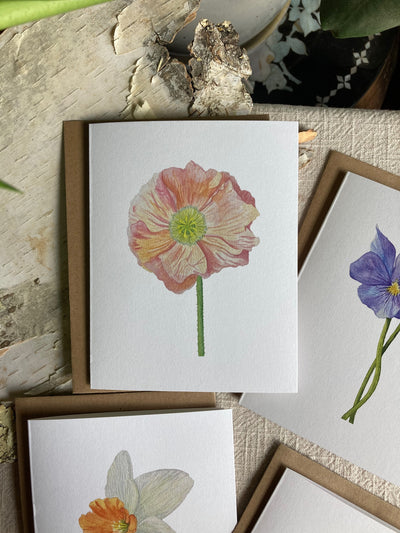Elements Aligned | Poppy Card + Envelope
