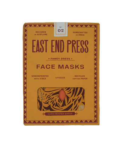 East End Press | Animal Fancy Dress Face Masks - Set of 6