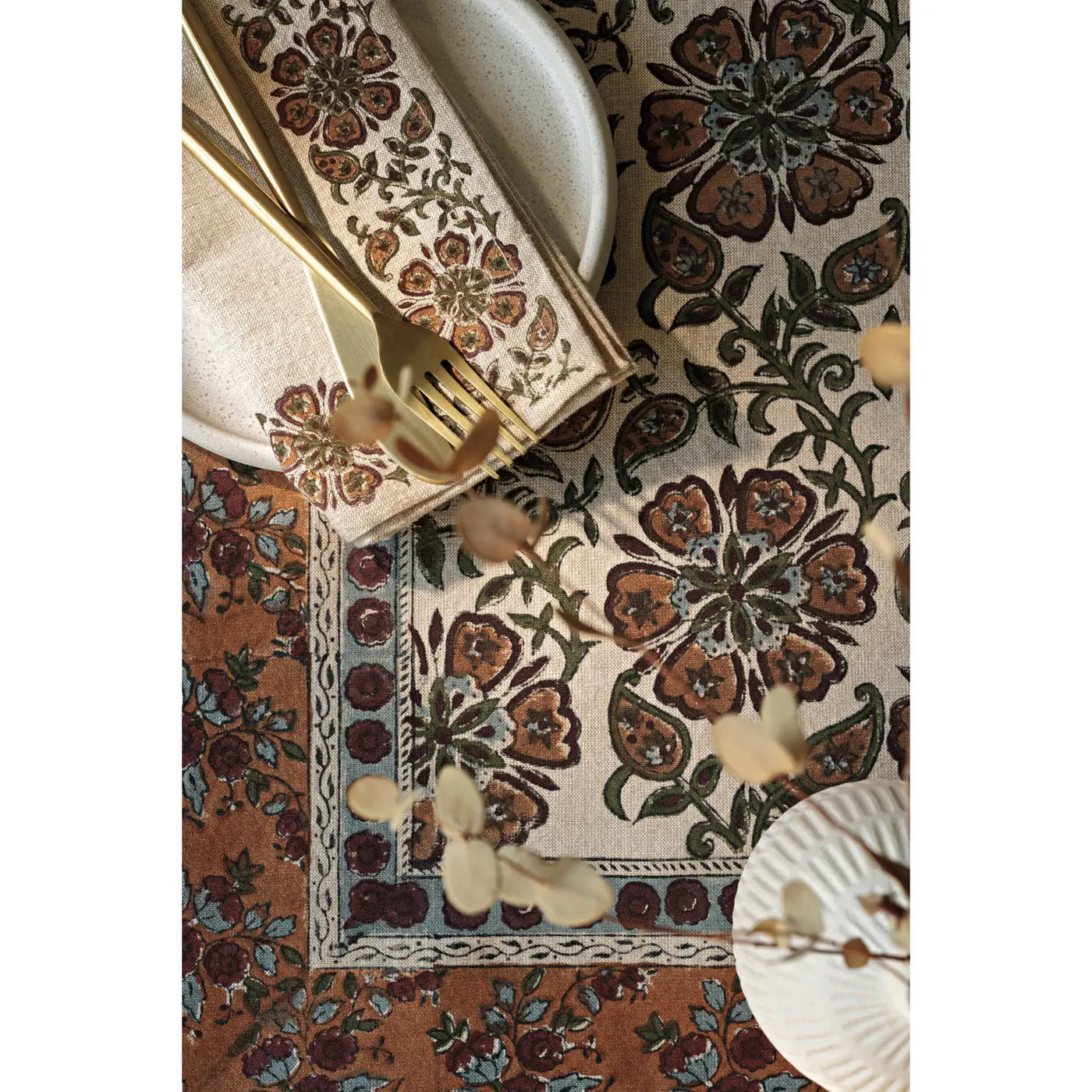 Danica Heirloom | Elysian Block Print Napkins Set of 4