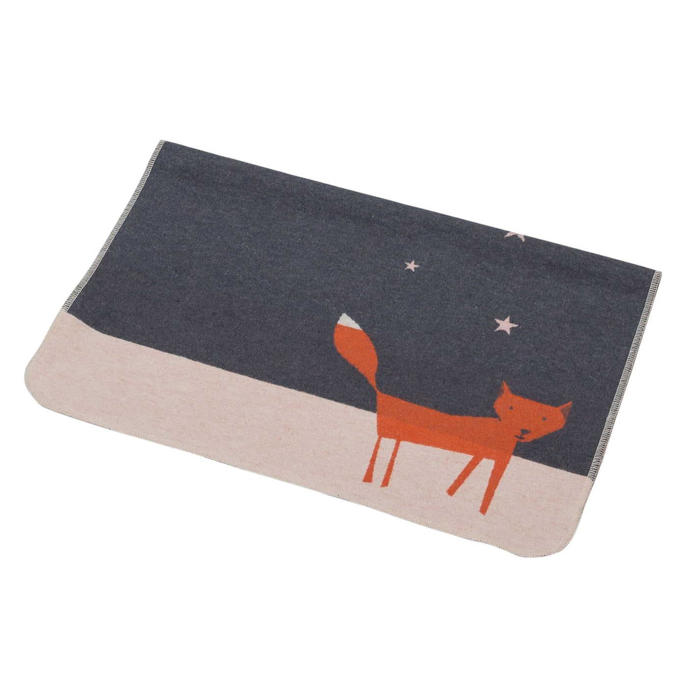 David Fussenegger | JUWEL baby blanket “fox under starry skies”