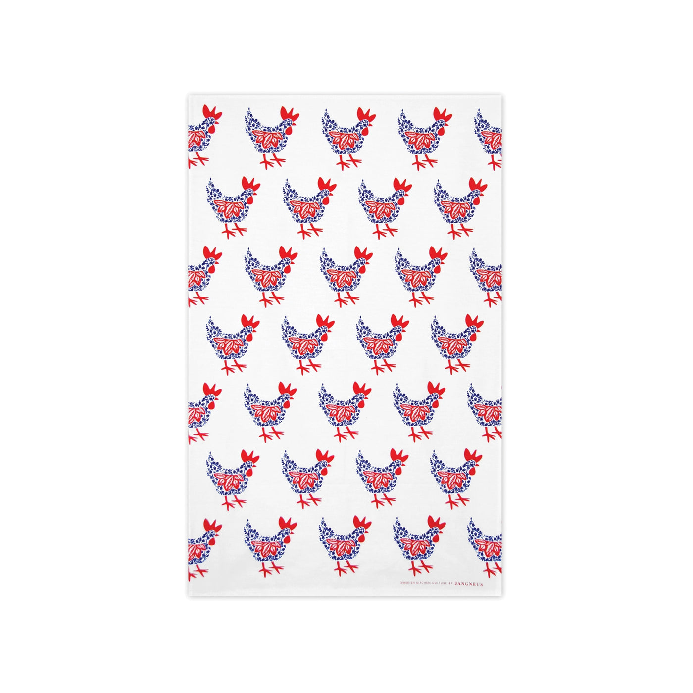 Esthetic Living | Tea Towel Hen - Blue