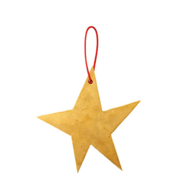 Fog Linen | Brass Star Ornament