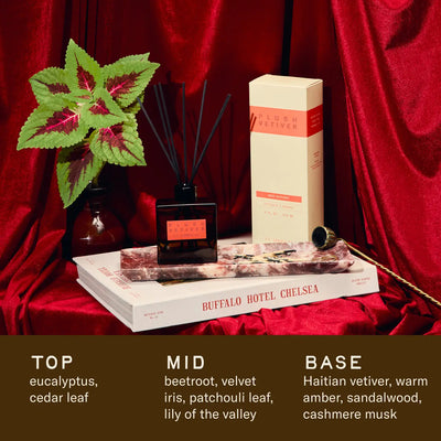 P.F Candle Co | Plush Vetiver– HI-FI Reed Diffuser