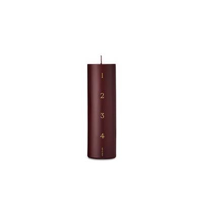 Ester & Erik | Advent Candle - Deep Wine