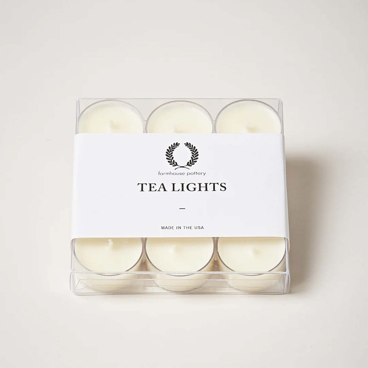 Farmhouse Pottery | Tealight Candle - Set of 9