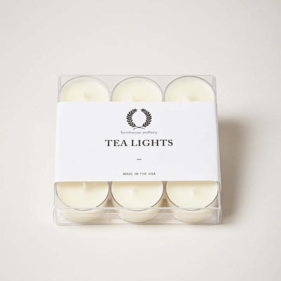 Farmhouse Pottery | Tealight Candle - Set of 9