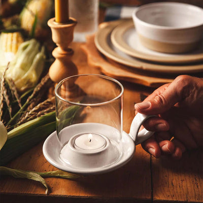 Farmhouse Pottery | Tealight Candle - Set of 9
