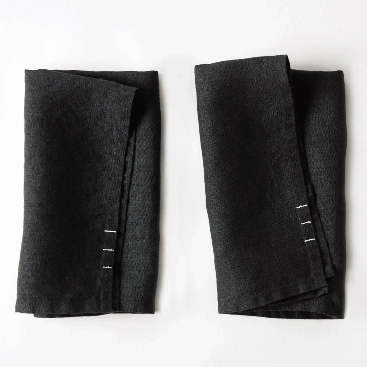 Celina Mancurti | Black Linen Napkins - Set of 2