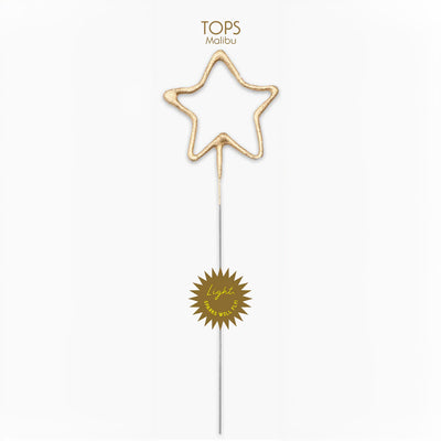 Tops Malibu | Big Golden Sparkler Wand Star