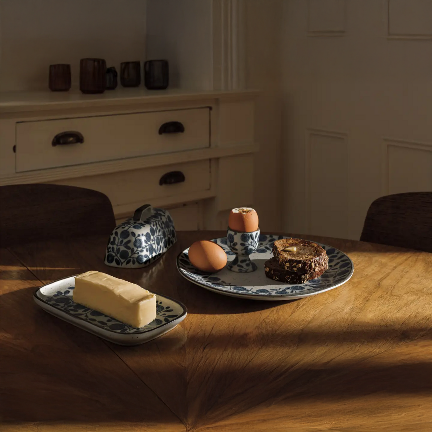 Danica Heirloom | Calendula Element Butter Dish