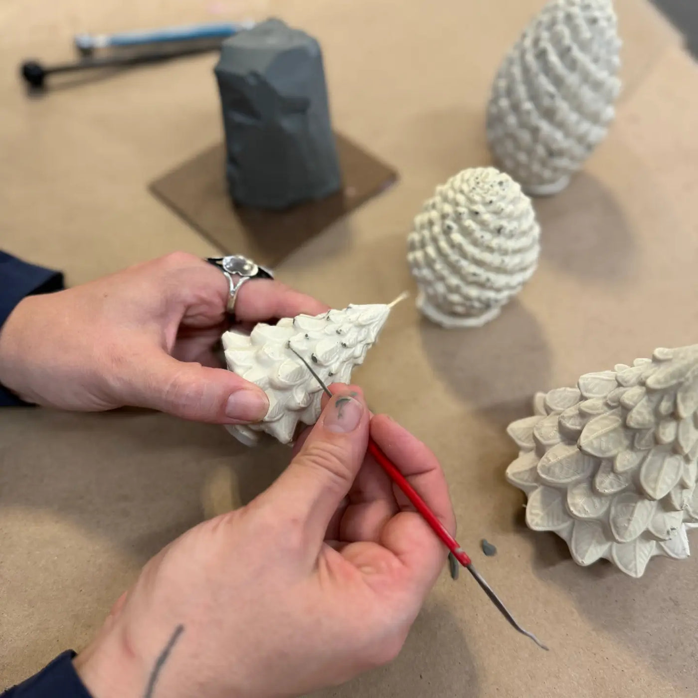 Mo & Co | Sculpted Beeswax Trees | 2 Sizes