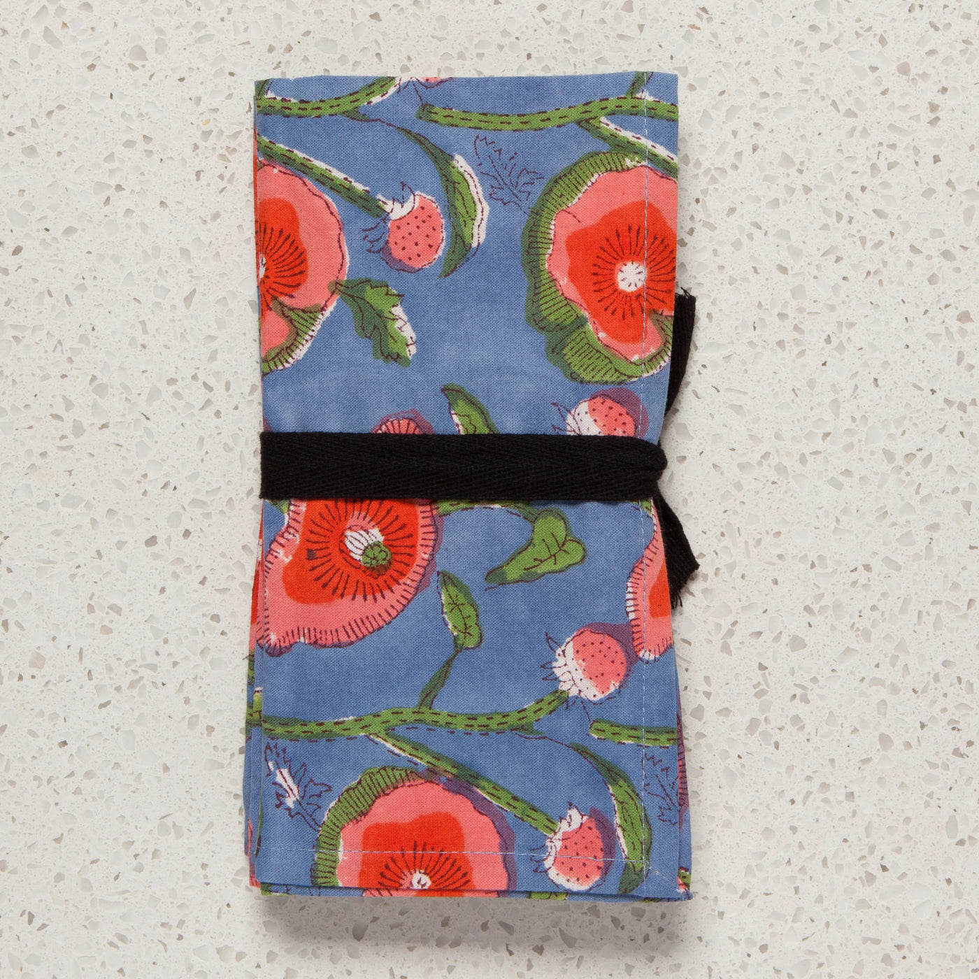 Danica Heirloom | Poppy Block Print Napkins Set of 4