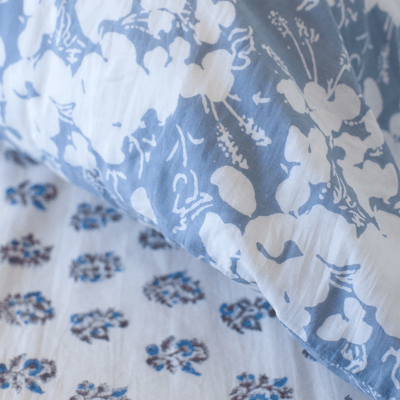 Kerry Cassill | Faded Floral Pillowcase - Euro