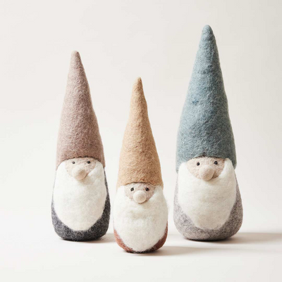 Farmhouse Pottery | Felted Woodland Gnome - Large - Gent