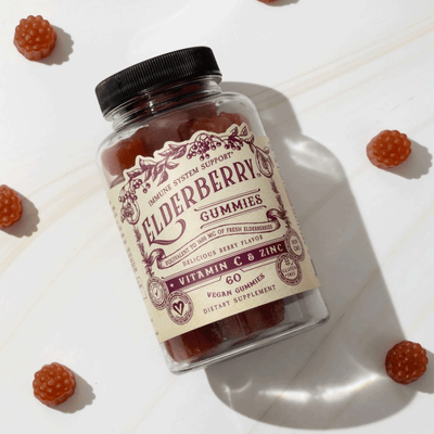 Roots & Leaves | Elderberry Gummies + Vitamin C & Zinc