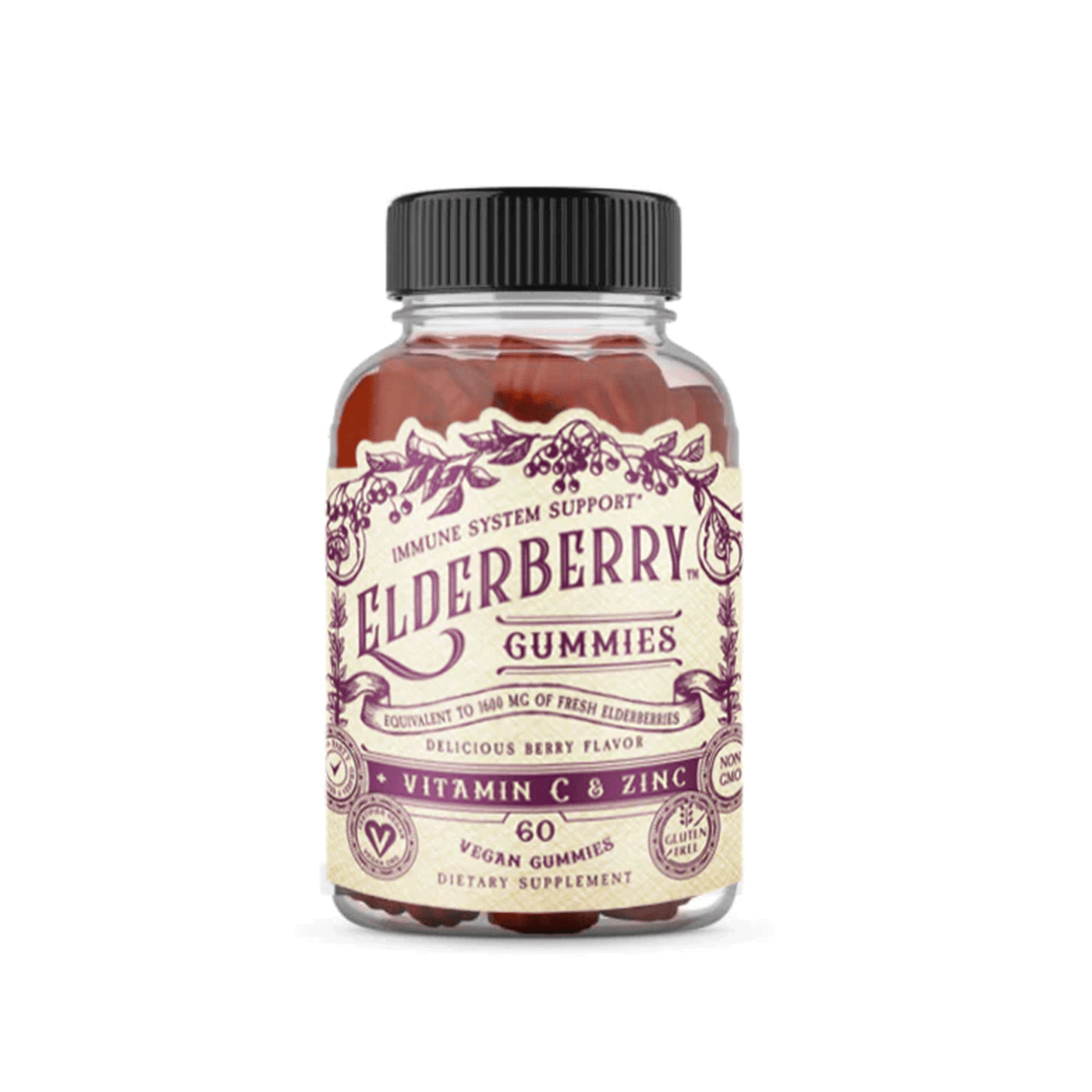 Roots & Leaves | Elderberry Gummies + Vitamin C & Zinc