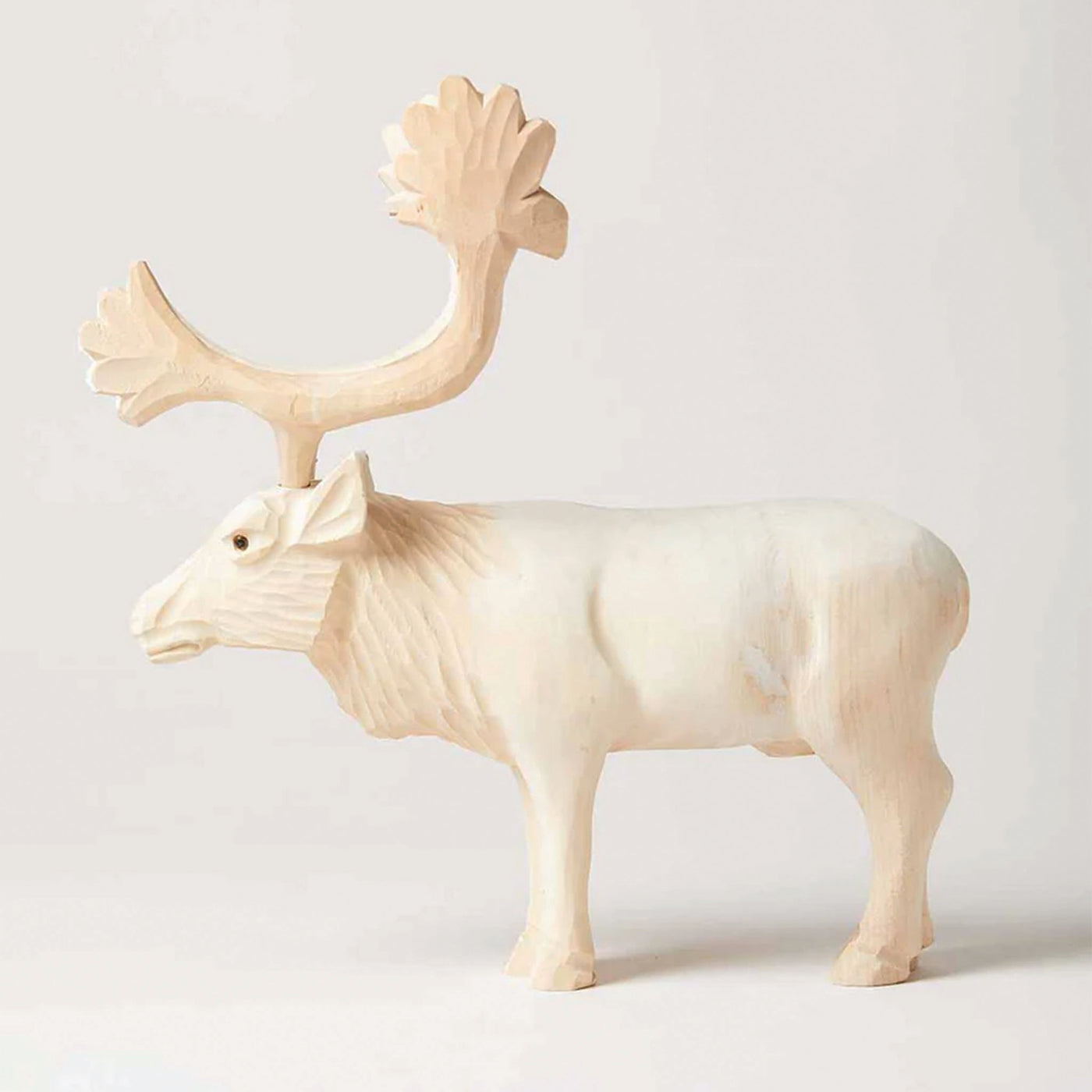 Farmhouse Pottery | Hand Carved Reindeer