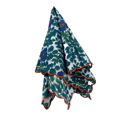 Sur La Vague | Poppy Cotton Dinner Napkins