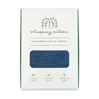 Whispering Willow | Deep Blue Lavender Neck Wrap