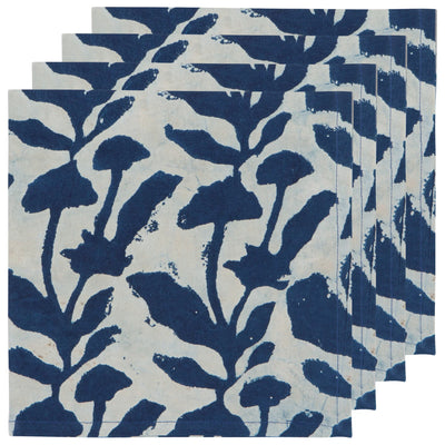 Danica Heirloom | Flourish Block Print Napkins Set of 4