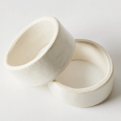Celina Mancurti | Porcelain Napkin Rings - Set of 2