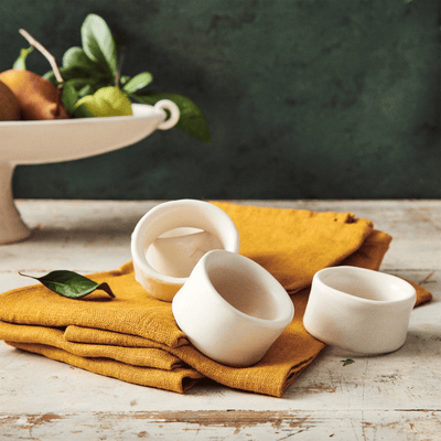 Celina Mancurti | Porcelain Napkin Rings - Set of 2