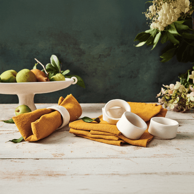 Celina Mancurti | Porcelain Napkin Rings - Set of 2