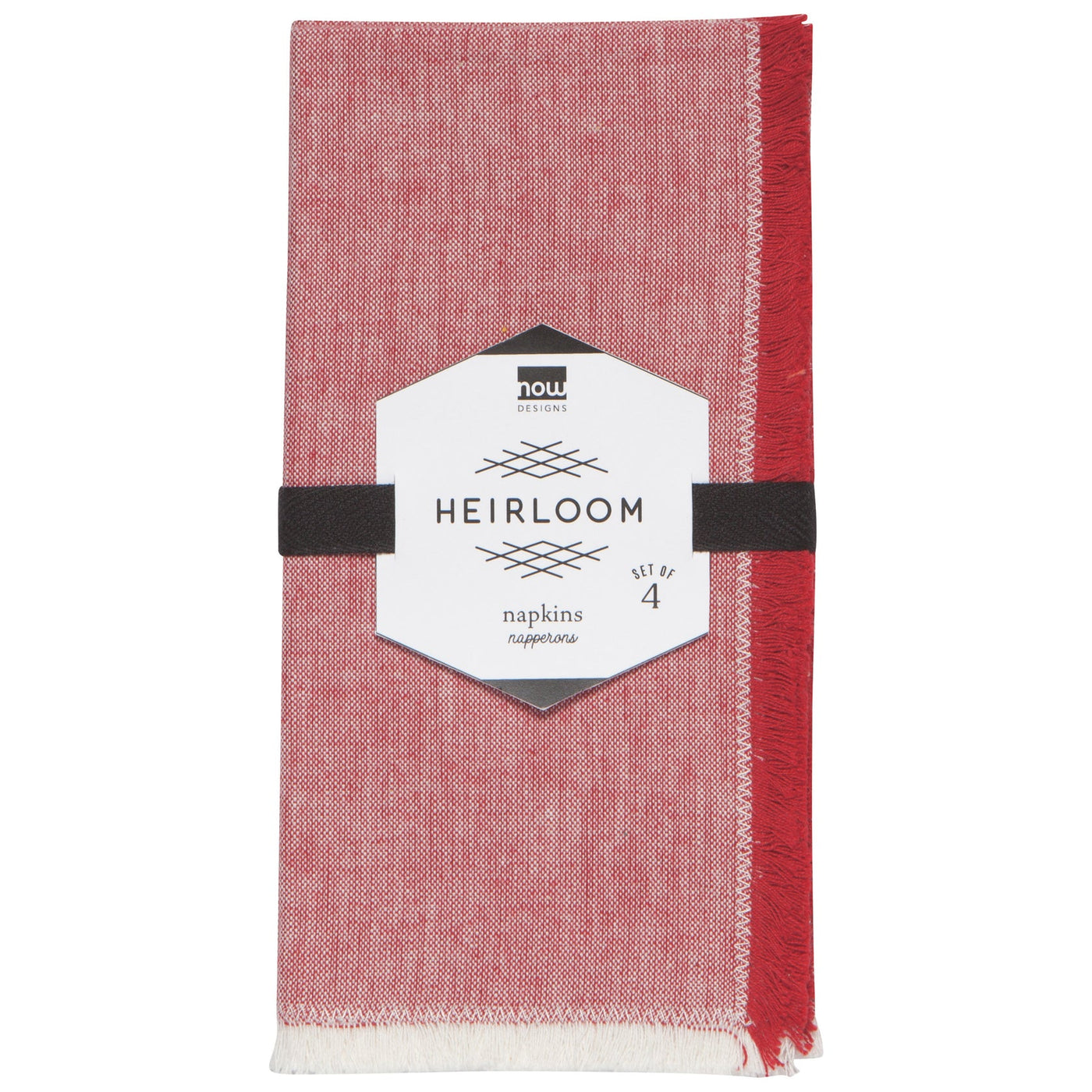 Danica Heirloom | Chili Red Chambray Napkins Set of 4