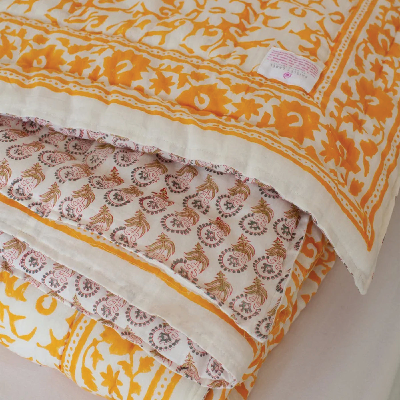 Kerry Cassill | Gold Two Tone Baby Quilt